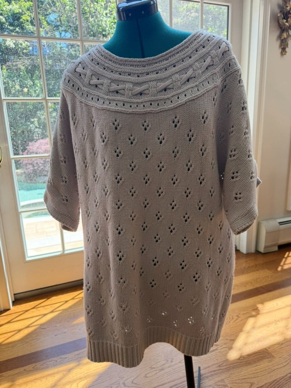 Anthropologie Sleeping on Snow Sweater – Women's Large – Pale Lavender
